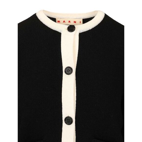 Marni Women Crew Neck Cardigan - Picture 4 of 7